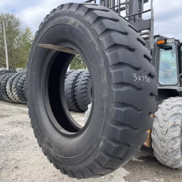 24.00R49 Bridgestone OTR Tire E-3 VRL 2-Star Used 46/32 Clean 24.00-49 24.00X49