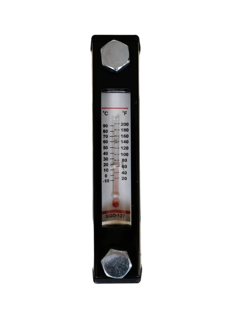 Hydraulic Tank Oil Level Gauge Temperature Indicator 127mm 5 inch