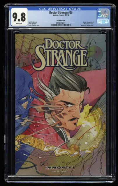 Doctor Strange #20 CGC NM/M 9.8 White Pages Momoko Variant Panini