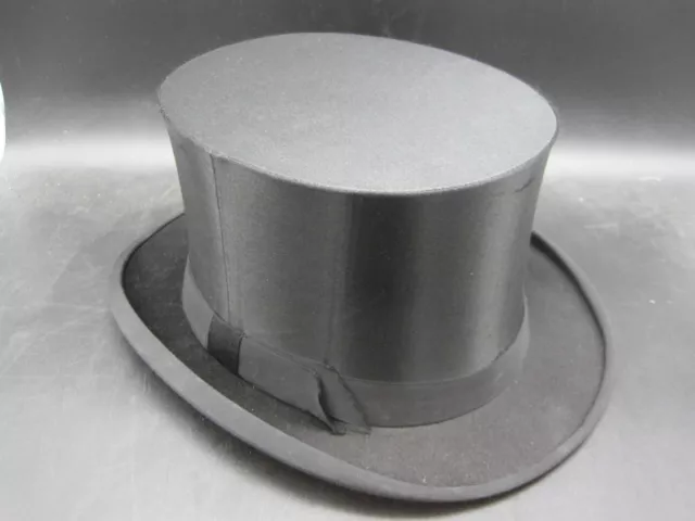 Antiker Zylinder Hut Chapeau Claque Top Hat Gr 57 / 58  L in OVP