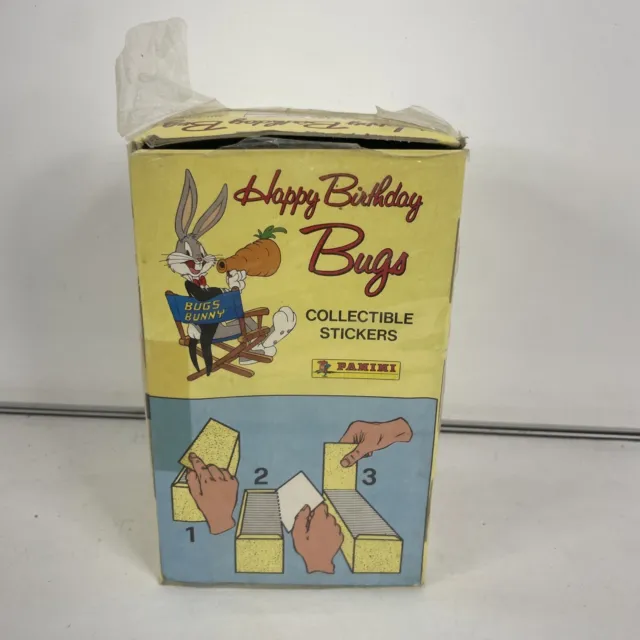 Panini  Bugs Bunny Stickers Box 100 Packs