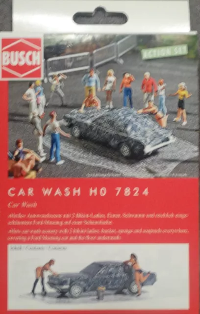 Busch   7824    (Spur HO)   Car wash  - Bausatz + OVP  (unbenutzt)