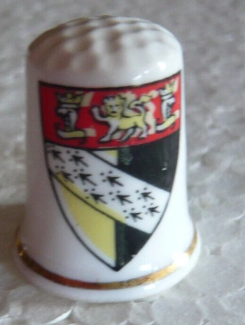 Dé à Coudre En Porcelaine Fine Drapeau Du Canada - Collection Limitée, Boîte Cadeau Incluse - 4