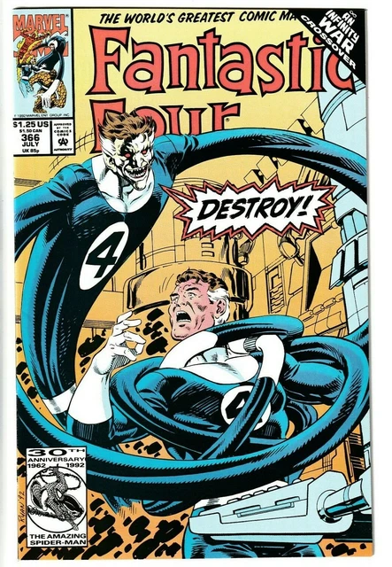Fantastic Four 366 (Marvel, July 1992) Infinity War Crossover NM