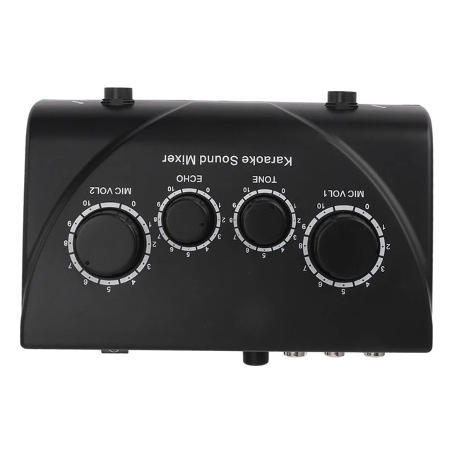 Karaoke Sound Mixer ABS Plastic Portable Sound Mixer For Companies