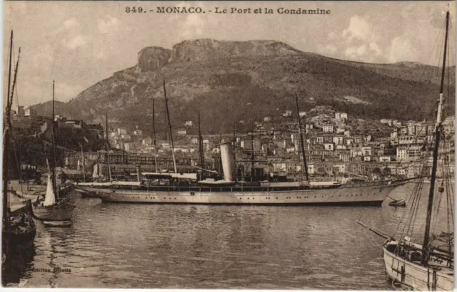 CPA AK Monaco - Le Port et la Condamine SHIPS (1203678)