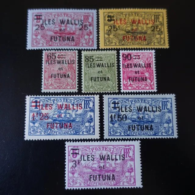Wallis Et Futuna N°30/37 Neuf * Mh
