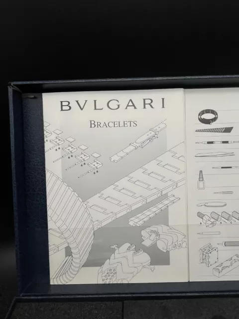 #1171 Bracciale Originale Bulgari Bvlgari Set Servizio Orologio Kit Strumenti Strumento 3