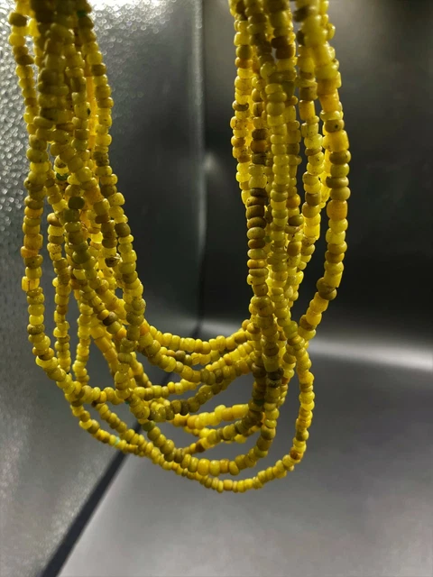 Old Ancient Antique Glass Beads From Ancient Pyu culture period  from Burma 8