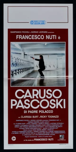 locandina CARUSO PASCOSKI Francesco Nuti Clarissa Burt clarissa tognazzi B113
