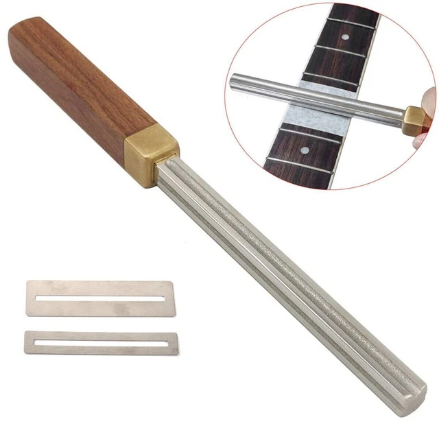 Guitar Fret Crowning File Fretboard Diamond Coating Repairing Dressing Tool