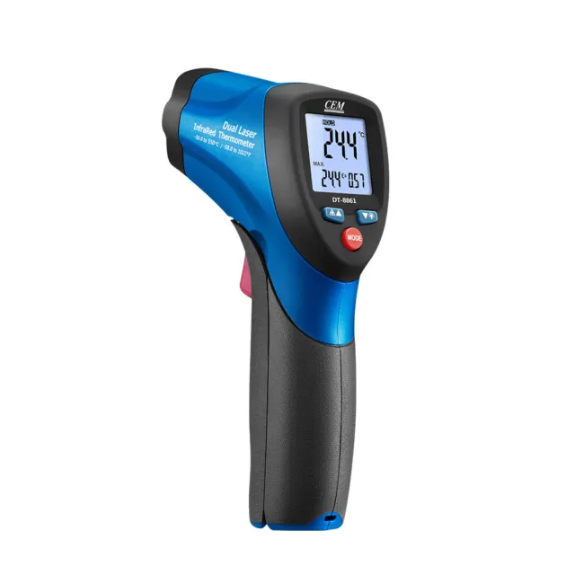 DT-8861 MINI Infrared Thermometer 550C Degree Dual Laser Infrared Thermometer