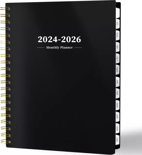 2024-2025 Monthly Planner Calendar 2 Year Appointment Organizer Book 8.5" X 11"