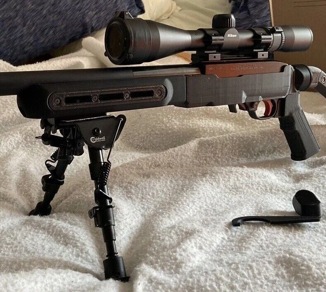Hrt Design BLACK HRT DESIGNS V8 Chassis/Stock Ruger 10/22 Charger 3D Printed ...
