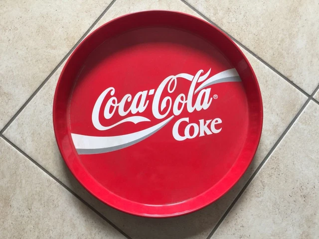 Coca Cola  Vassoio Lamiera   Diametro Cm 30  1989