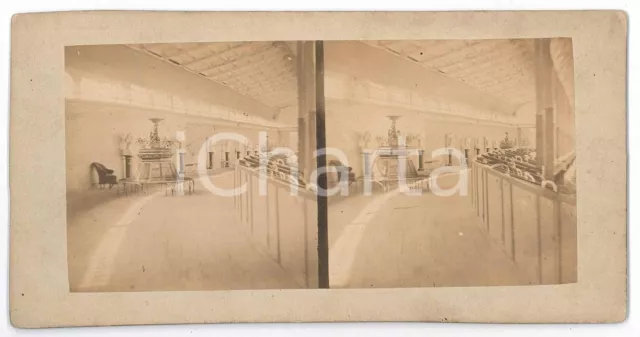 1900 ca FRANCE - Palace of VERSAILLES - Gallery - Stereoview