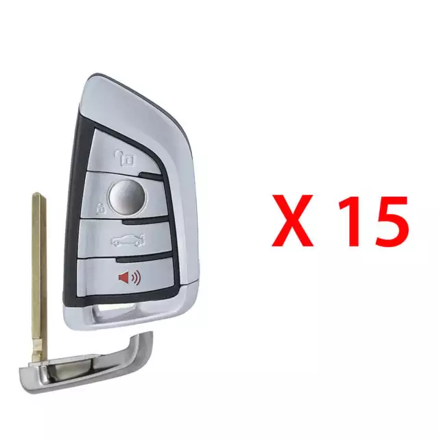 Smart Prox Fob Key Replacement for BMW X5 X6 FEM / BDC- NBGIDGNG1- 315 (15 Pack)