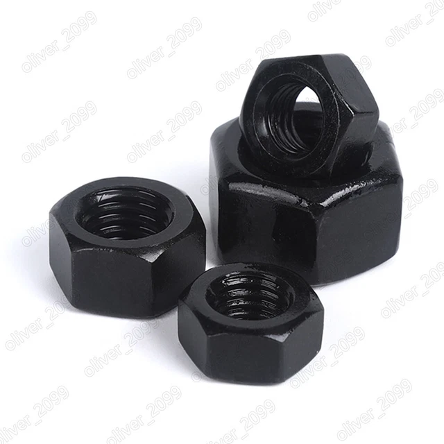 Lot De 25 écrous Hexagonaux Fendus 3/8"-24 - Zinc Clair - Grade 2 - Marque Stelfast - Neuf