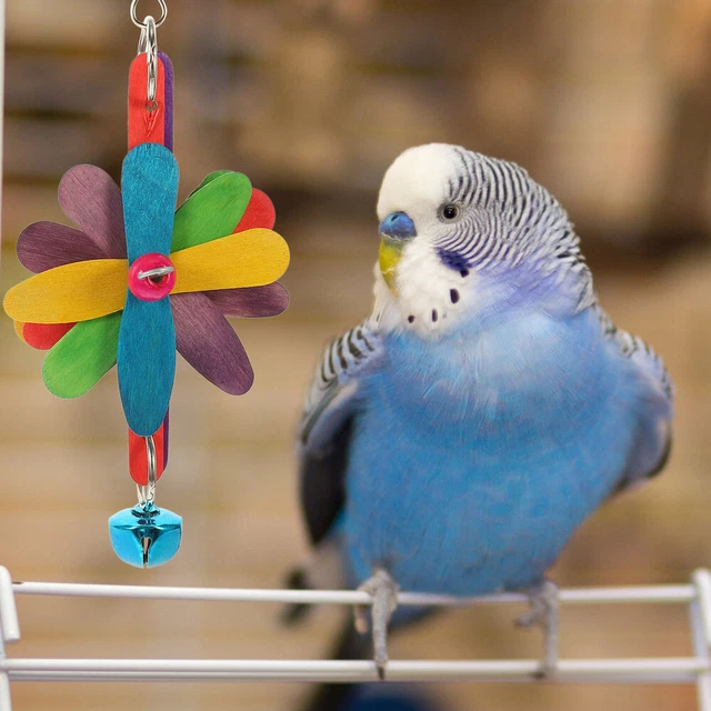 1PC Vogel Klettern Spielzeug Budgie Spielzeug Vogel Biss Spielzeug 7