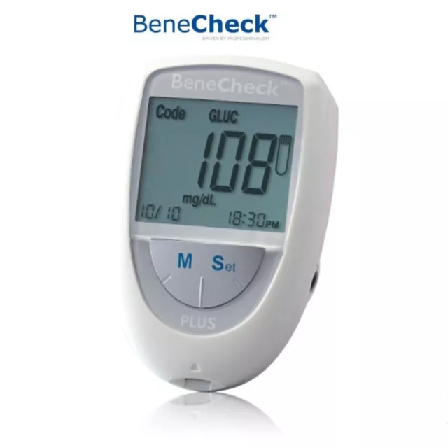 Benecheck PLUS Multi Monitoring Device 3 in 1 Test Cholesterol Uric Acid Glucose