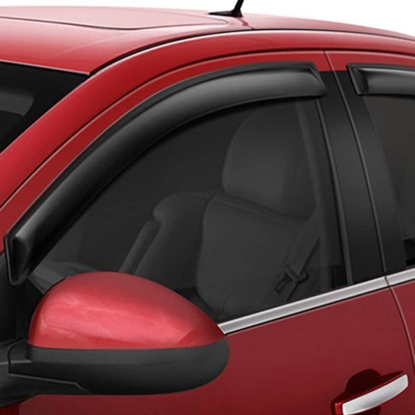 For Subaru Forester 10-11 Window Deflectors Tape-On Standard Ventvisor Smoke