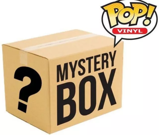 FUNKO POP! 3 PCS Random Mystery Box. Guaranteed No Doubles!