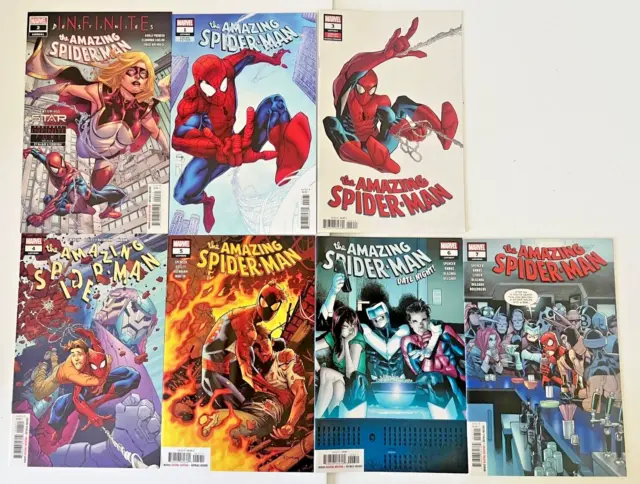Amazing Spider-Man Vol5 1F,3 2nd print,4,5,6,7, Annual2 lot of 7 books