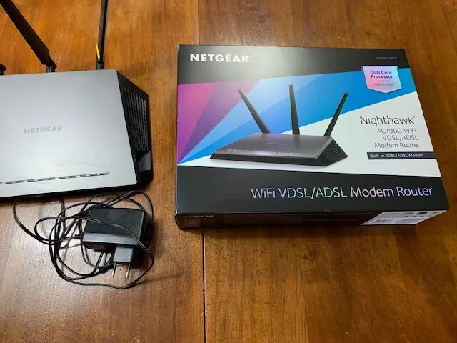 Netgear D7000-100PES Modem Router WiFi AC1900 Dual