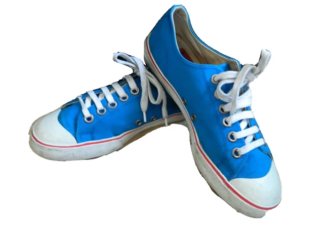 Plimsuole da ginnastica vintage Evisu Heritage taglia 8 (Art025)