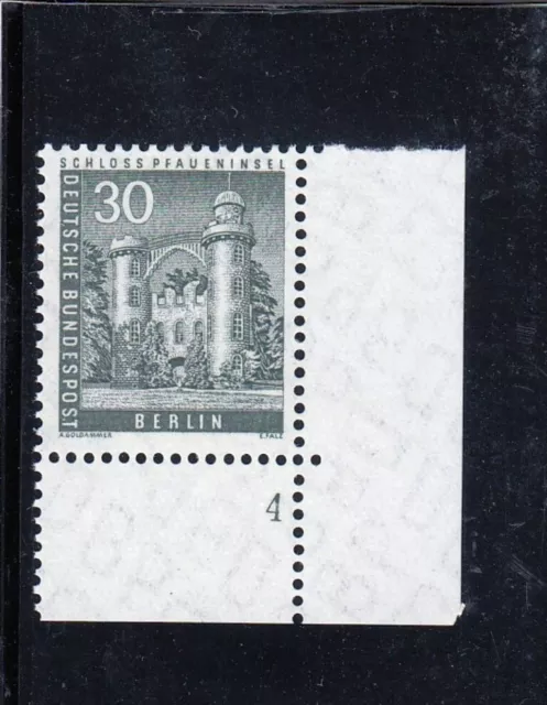 1956 Berlin 148w Eckrand Formnummer 4 postfrisch