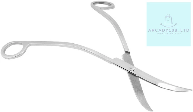 Aquarium Plant Scissors Stainless Steel Wave Scissors Curved Scissors Aquarium