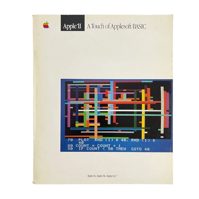 VTG 1986 Apple II A touch of AppleSoft BASIC Tutorial Manual #7