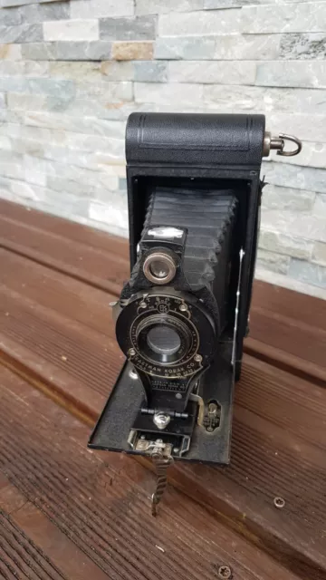 Ancien appareil photo à soufflet Eastman Kodak - N° 2A folding hawk-eye modèle B