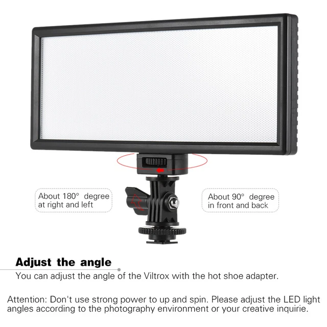 VILTROX Photo   vidéo lampe pour   DSLR caméra caméscope N7Q4 4