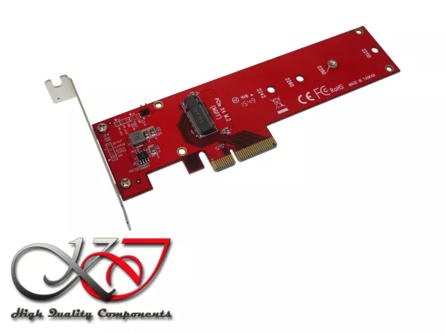 Carte PCIe 3.0 4x - M.2 PCIe 3.0 x4 ou M2 AHCI et NVMe low+high profile