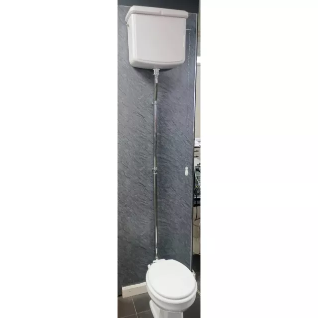 Greenwood Traditional Victorian Style High Level Toilet Inc Soft Close Seat