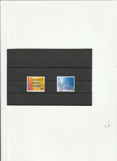 Schweiz Mi. Nr. 1637 - 1638 " Teilung der Schweizerischen Post  " Gestempelt