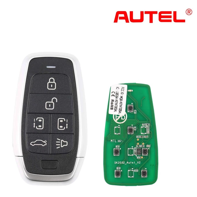 AUTEL IKEYAT006BL Universal Smart Key 6 Buttons Work with Autel MaxiIM KM100