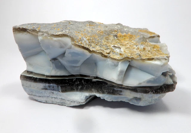 Natural Earth Minded Untreated 739.75 Ct Huge White line Opal Rough Loose Gems