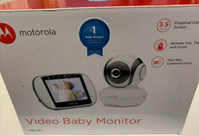 Motorola MBP36S Digital Video Baby Monitor 3.5" LCD With Infrared Night Vision