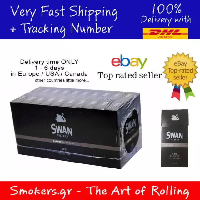 10x 120 Filter Rizla Ultra Slim Tips High Quality Cigarette Filter Tips  5.7mm