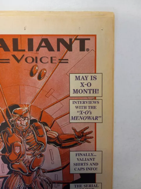 Valiant Voice #3 Volume 1 Valiant X-O Manowar cover 1993 F/VF HTF rare Indy 3