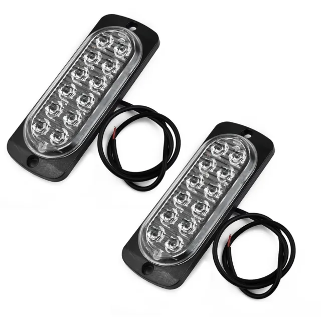 2X Arri��re Red-Fog 12 LED Lampe Lumi��re 12v ~24v Universel for Camion Auto Bus