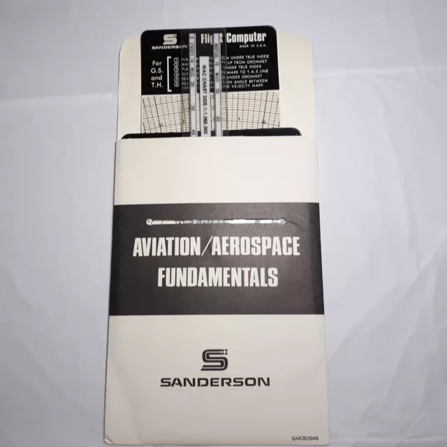 Aviation Aerospace Fundamentals Sanderson 1977 Plotter and SC-6 Tool