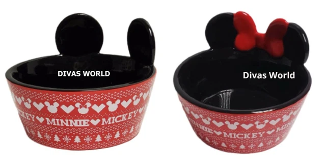 MICKEY MINNIE PET Bowl Dog Cat Feeding Food Water Dish Xmas Gift Disney Primark 14.88 PicClick UK