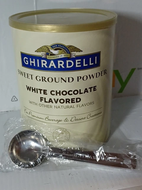 Ghirardelli Chocolate Sweet Ground White Chocolate Flavor Beverage Mix 50oz 4/24