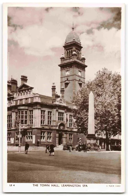 Leamington Spa Town Hall Warwickshire - C.1945 Tuck Real Photo Postcard S32