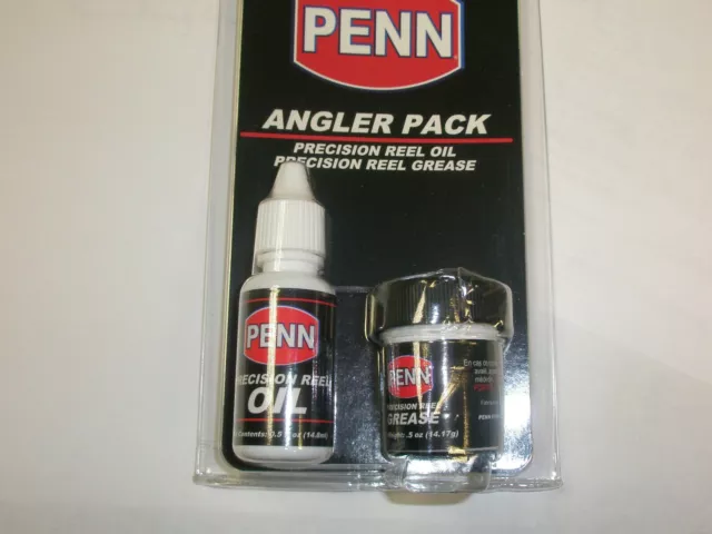 PENN REEL OIL and Lube Angler Pack Fishing Lubricant Grease Saltwater Lubes  £13.99 - PicClick UK