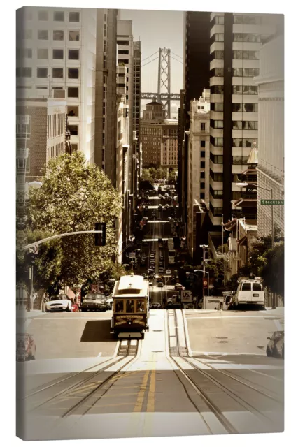 Leinwandbild SAN FRANCISCO California Street - Melanie Viola