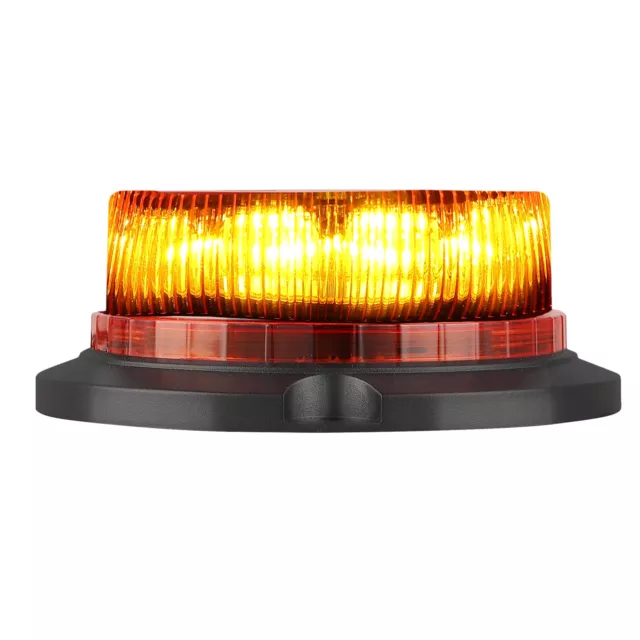 LED Beacon Rotating Flashing Light Magnetic Emergency Warning Strobe Lamp 12/24V